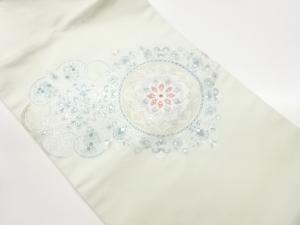 華文模様刺繍名古屋帯